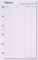 Wkład do organizera. Finanse