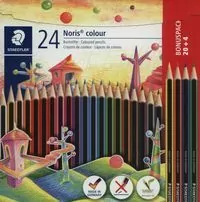Kredki Noris colour sześciokątne 24 kolory - tantis.pl