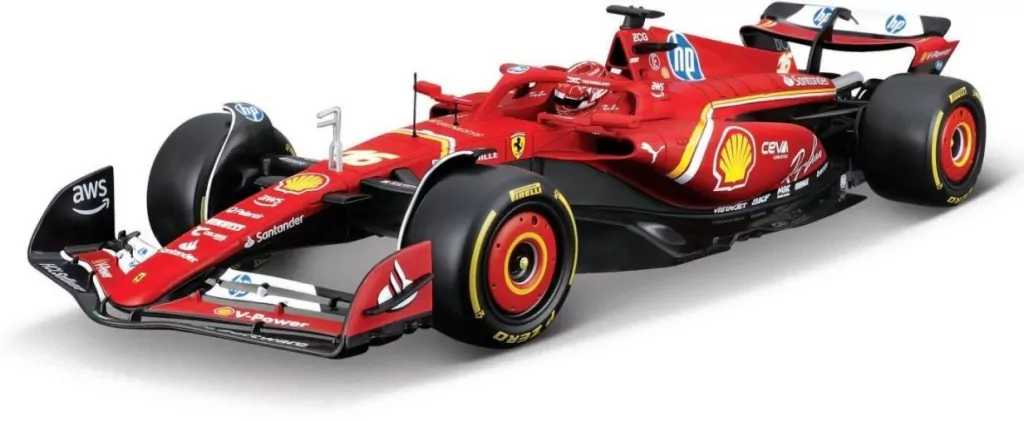 Ferrari Formula (With Helmet & Plastic Stand) 1:18 - tantis.pl