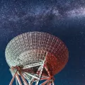 Karnet kwadrat z kopertą Radio Telescope - tantis.pl