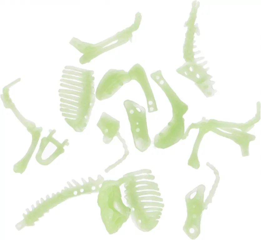 DINOZAUR SZKIELET FLUORESC W JAJKU 11CM MC 6/288 - tantis.pl