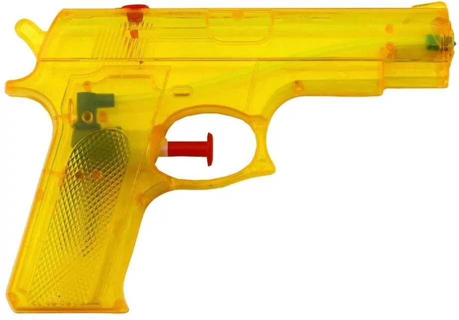 Pistolet na wodę żółty 15cmx10,5cm - tantis.pl