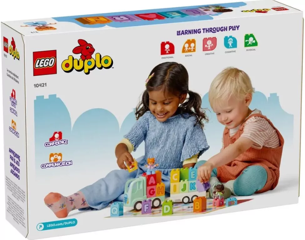 LEGO® DUPLO® Town. Ciężarówka z alfabetem 10421 - tantis.pl