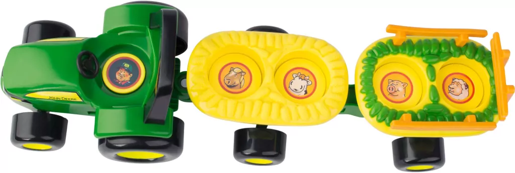 John Deere traktor grający ze zwierzątkami TOMY - tantis.pl