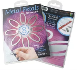 Metal Petals Bookmarks zestaw 8 metalowych zakładek