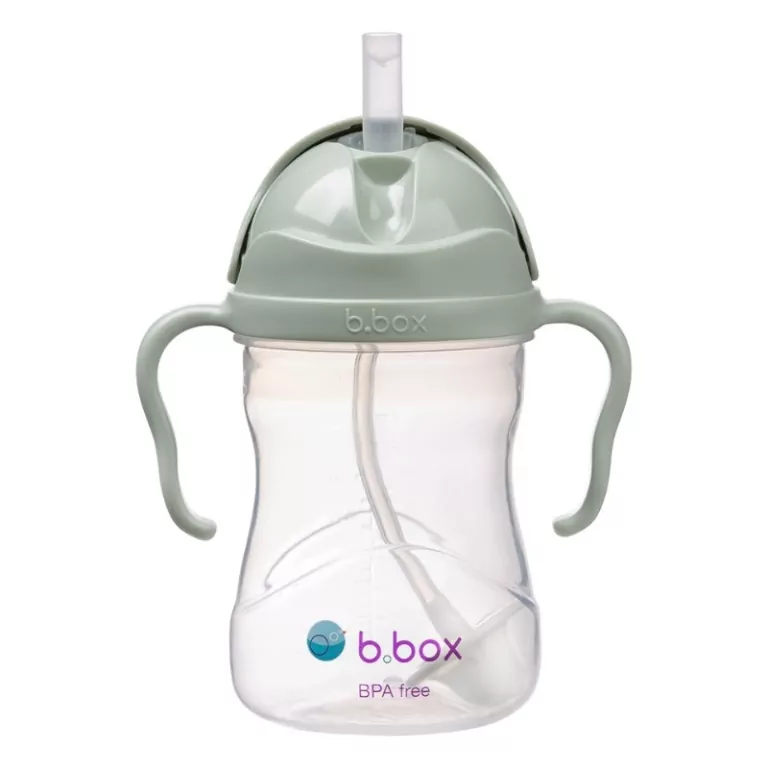 Bidon ze słomką, 240 ml, Sage - tantis.pl