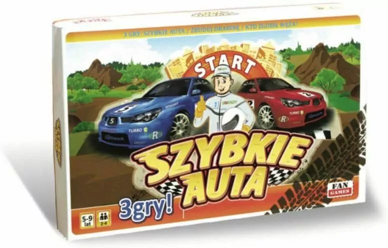 Szybkie auta. 3 gry - tantis.pl