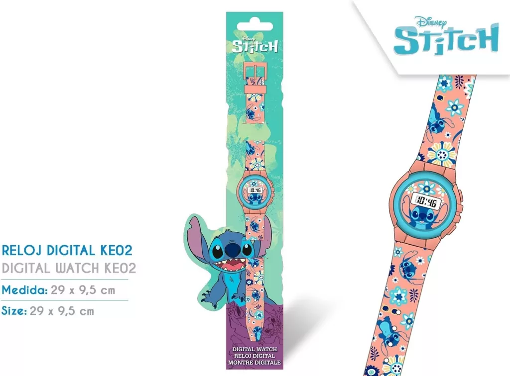 Disney Stitch. Zegarek cyfrowy - tantis.pl