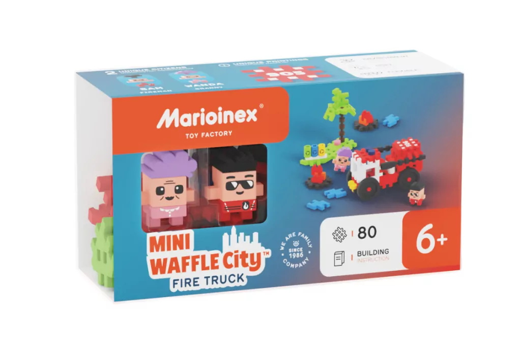 Mini Waffle City. Wóz strażacki - tantis.pl