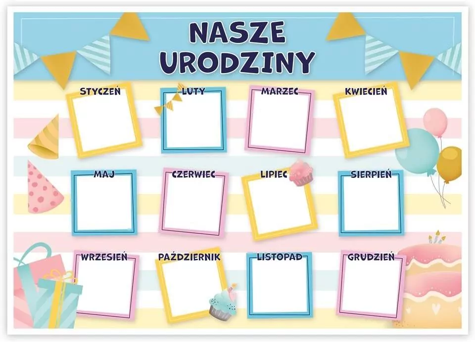 Kalendarz urodzinowy - tantis.pl