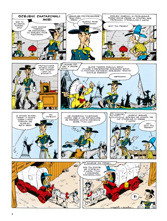 Dwudziesty pułk kawalerii. Lucky Luke. Tom 27 - tantis.pl