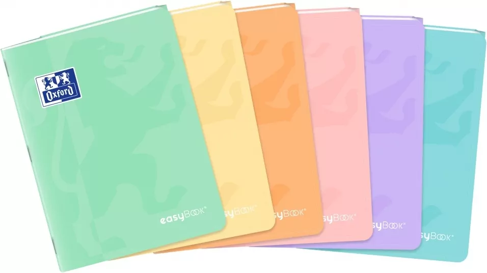 Zeszyt Easybook Pastel. A5/60k kratka. 1 sztuka - tantis.pl