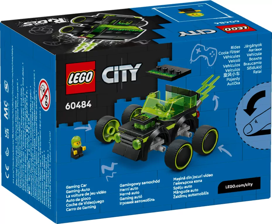LEGO® City. Gamingowa wyścigówka 60484 - tantis.pl