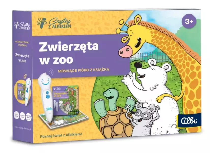 Zestaw Zwierzęta w Zoo. Czytaj z Albikiem - tantis.pl