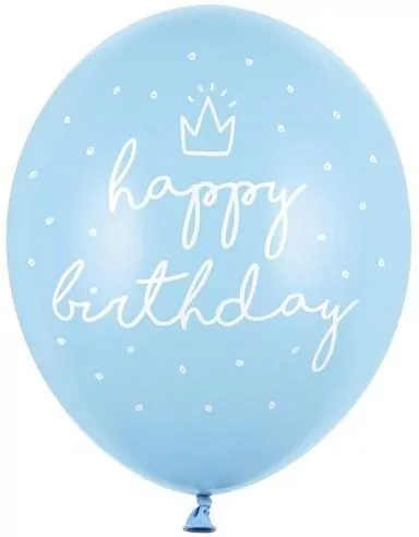 Balony Baby Blue 30cm 6szt - tantis.pl