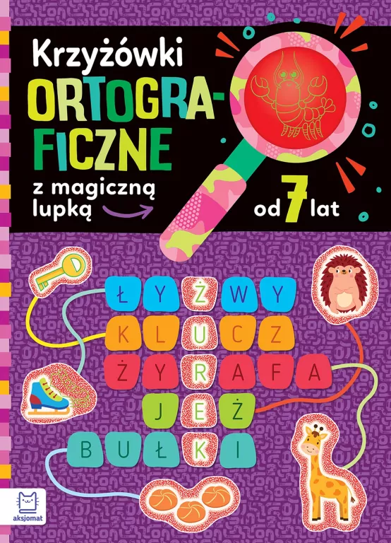 Krzyżówki ortograficzne z magiczną lupką od 7 lat - tantis.pl