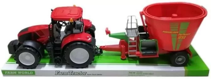 Traktor z paszowozem - tantis.pl