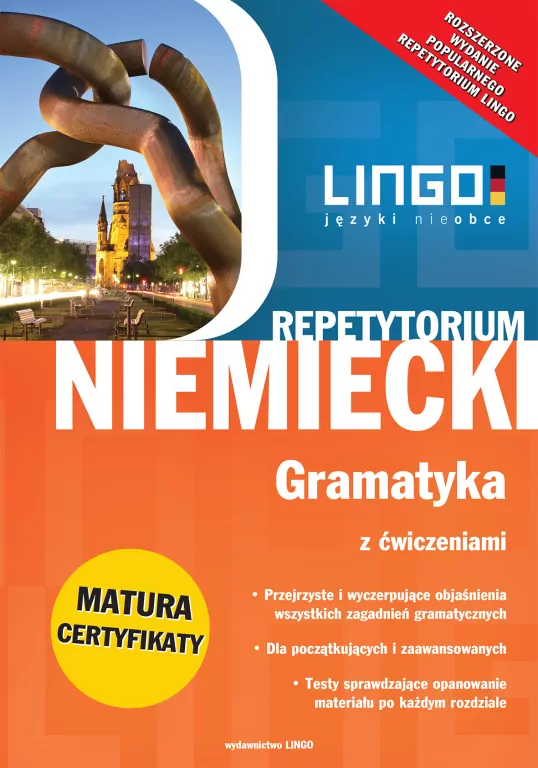 Repetytorium Niemiecki. Gramatyka z ćwiczeniami. Repetytoria Lingo - tantis.pl