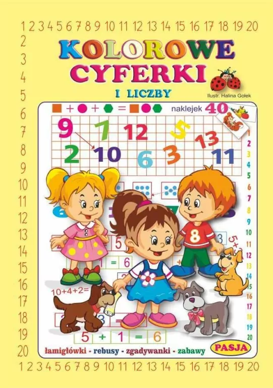 Kolorowe cyferki i liczby - tantis.pl