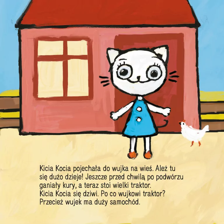 Kicia Kocia na traktorze. Kicia Kocia - tantis.pl