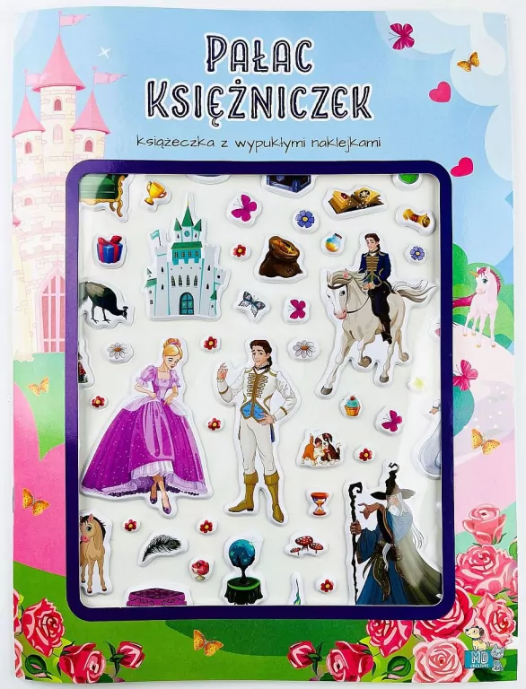 Książeczka z wypukłymi naklejkami. Pałac... - tantis.pl