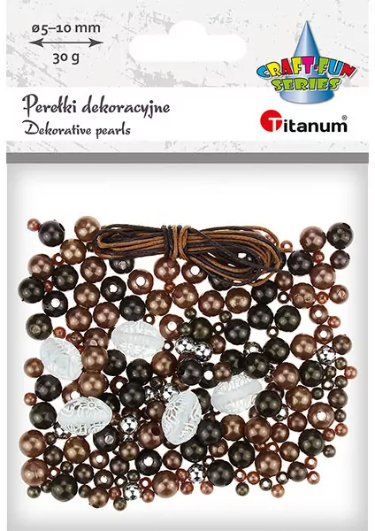 Zestaw do zrobienia biżuterii koraliki plastikowe - tantis.pl