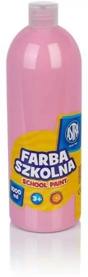 Farba szkolna. Jasnoróżowa 1000ml - tantis.pl