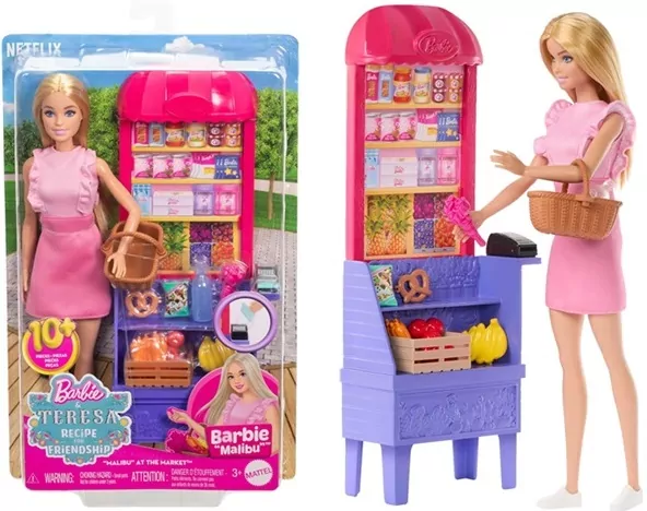 Barbie Lalka Malibu na zakupach - tantis.pl