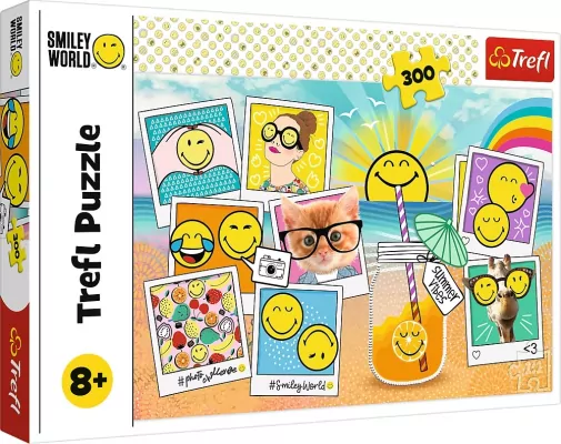 Puzzle 300 Smiley na wakacjach TREFL