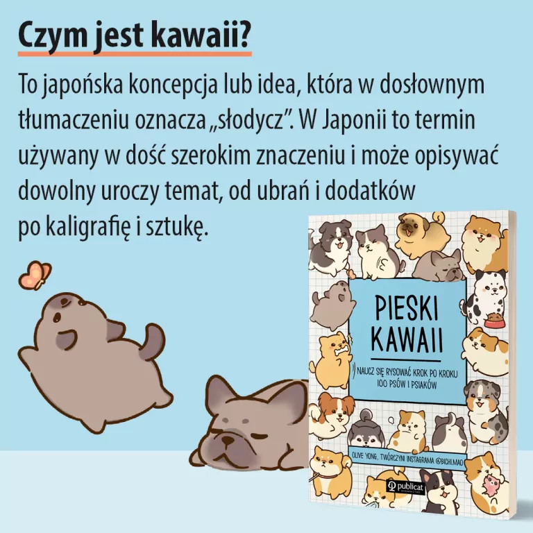 Pieski kawaii. Naucz się rysować krok po kroku - tantis.pl