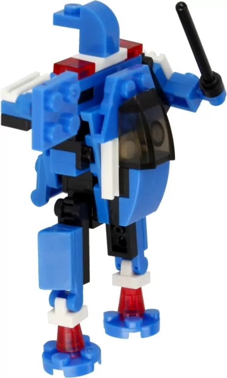 Klocki konstrukcyjne Alleblox RobotUnion 62el niebieski - tantis.pl