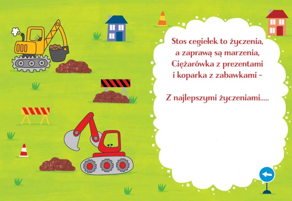 Karnet B6 Urodziny 3 - Budowa - tantis.pl