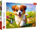 Puzzle 500 Wesoły piesek TREFL - tantis.pl