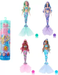 Barbie Color Reveal. Lalka Morskie syrenki, mix
