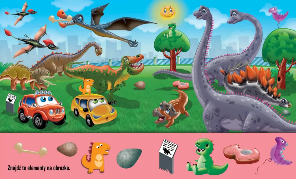 Dinozaury. Samochodzik Franek - tantis.pl