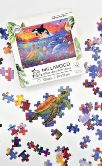 Puzzle 120 Tradycyjne Milliwood Deep Ocean - tantis.pl