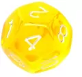Rebel. Komplet kości RPG. Mini Kryształowe. Żółte - tantis.pl