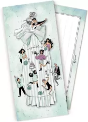 Koperta upominkowa POP UP Ślub Para Młoda