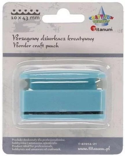 Dziurkacz z motywem. Falbanka serca 10x43mm - tantis.pl