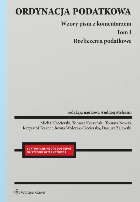 Ordynacja podatkowa T.1 Rozliczenia podatkowe - tantis.pl