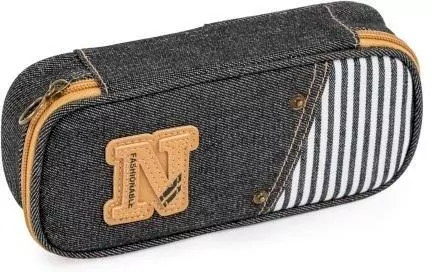 Piórnik etui Denim czarny - tantis.pl