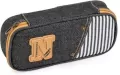 Piórnik etui Denim czarny - tantis.pl