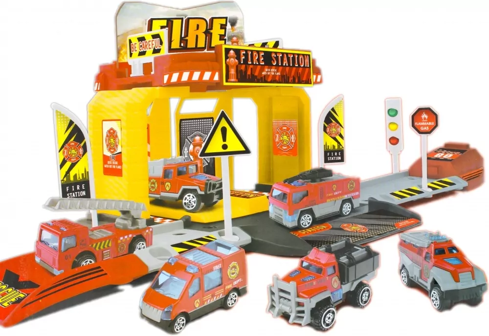 Parking Straż plus akcesoria metalowe MEGA CREATIVE 498809 - tantis.pl