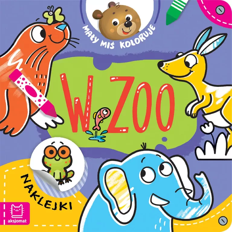 Mały Miś Koloruje. W zoo - tantis.pl