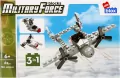 Klocki konstrukcyjne Military Force 3w1 Samolot 62 El. Alleblox Ab3037 - tantis.pl