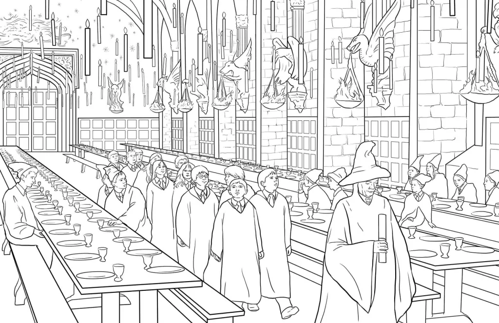 Harry Potter. Kolorowanka. Magiczne miejsca i... - tantis.pl