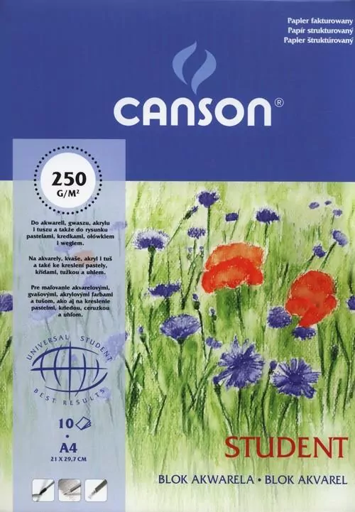 Blok akwarela A4/10ark 250g - tantis.pl