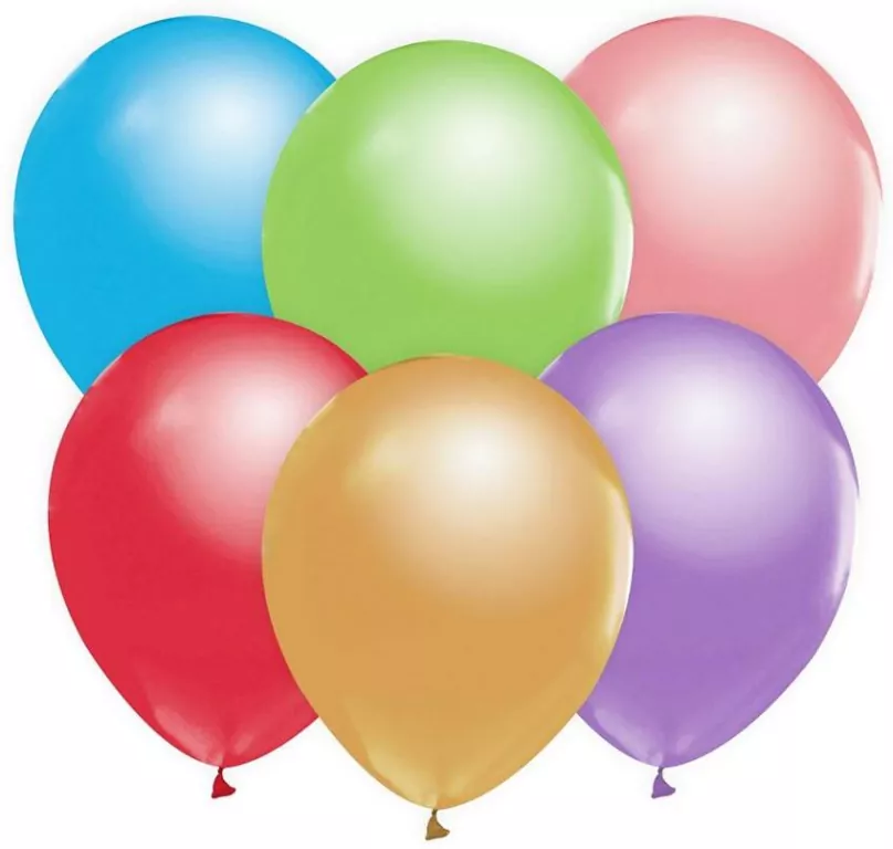 Balony Beauty&Charm metaliki mix 10szt - tantis.pl