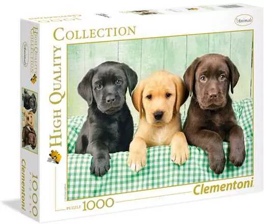 Puzzle 1000. High Quality Collection. I tre Labrador - tantis.pl