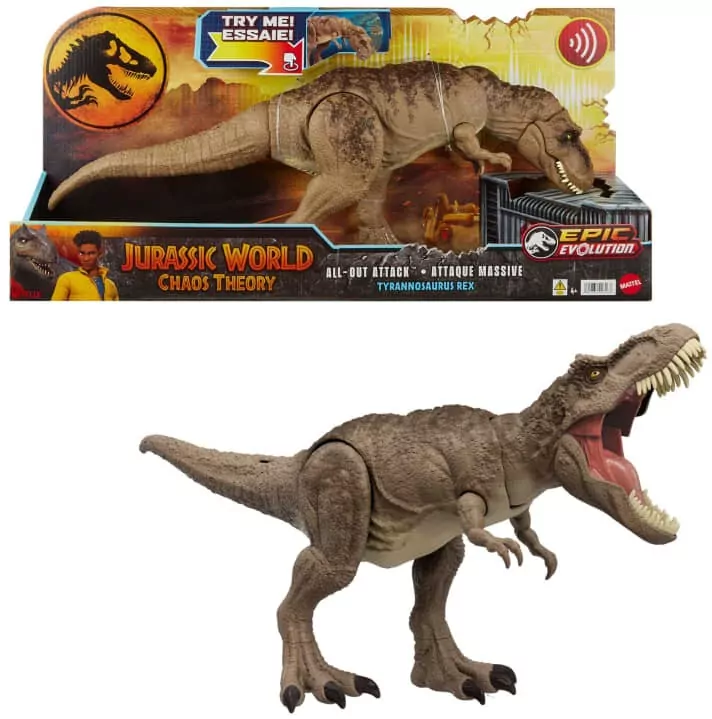 Jurassic World Tyranosaurus Rex. T-Rex Totalny atak - tantis.pl